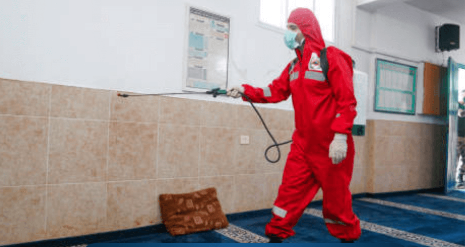 سجادة مسجد نظيفة ومعقمة لإراحة المصلين