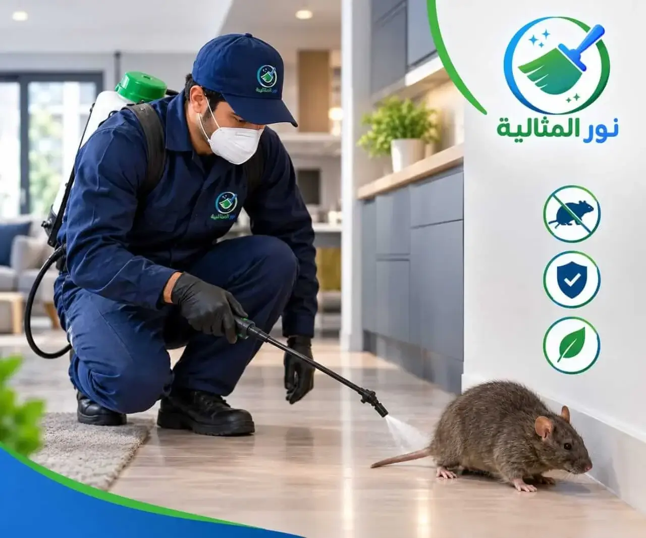 مكافحة الفئران في الرياض باستخدام أدوات مخصصة للحد من انتشار القوارض.